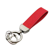 Load image into Gallery viewer, Suede Webbing Strap Keychain Durable Key Strap Muti-Pendant Key Holder Keyfob Auto Keychain For Car Key Ring