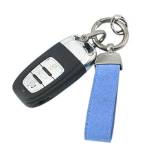 Load image into Gallery viewer, Suede Webbing Strap Keychain Durable Key Strap Muti-Pendant Key Holder Keyfob Auto Keychain For Car Key Ring