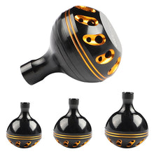 Load image into Gallery viewer, 35/38/41mm Alloy Metal Fishing Handle Knob For Spinning Baitcast Reel Dawa Shmano 4MM Shaft Fishing Rocker DIY Tool Parts