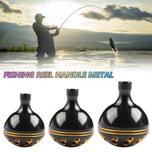 Load image into Gallery viewer, 35/38/41mm Alloy Metal Fishing Handle Knob For Spinning Baitcast Reel Dawa Shmano 4MM Shaft Fishing Rocker DIY Tool Parts