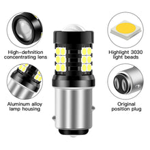 Load image into Gallery viewer, BA15S BAU15S 1157 7440 T15 3157 7443 21SMD Car LED Headlight Bulbs Lights Turn Lamp Running Light Bright White 6000K