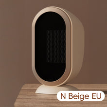 Load image into Gallery viewer, EU/US/UK Mini Electric Warm Air Heater Fan Safe PTC Ceramic Heating Auto Shut-off Portable Winter Household/Office/Bedroom Home Appliance