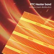 Load image into Gallery viewer, EU/US/UK Mini Electric Warm Air Heater Fan Safe PTC Ceramic Heating Auto Shut-off Portable Winter Household/Office/Bedroom Home Appliance