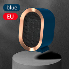 Load image into Gallery viewer, EU/US/UK Mini Electric Warm Air Heater Fan Safe PTC Ceramic Heating Auto Shut-off Portable Winter Household/Office/Bedroom Home Appliance