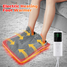 Load image into Gallery viewer, Electric Warm Heated Foot Mat Thermal Foot Comfort 9-Level Temperature Adjustment Timer Settings 36-55°C Elderly Office Cold Feet Foot Care