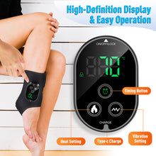 Load image into Gallery viewer, Electric Heating Ankle Brace/Wrap Pain Relief Adjustable Foot Ankle Massager Cold Feet Warmth For Elderly Athletes Office Workers Personal Care Gadget Gift Idea
