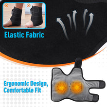 Load image into Gallery viewer, Electric Heating Ankle Brace/Wrap Pain Relief Adjustable Foot Ankle Massager Cold Feet Warmth For Elderly Athletes Office Workers Personal Care Gadget Gift Idea