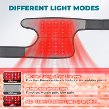 Load image into Gallery viewer, Electric Infrared Heating Knee Wrap Therapeutic Knee Massager 660nm 850nm Joint Pain Relief at Home For Chronic Pain Sufferers Arthritis & Stiffness Management