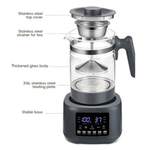 Load image into Gallery viewer, AU Plug Full-Automatic Steam Tea Maker Modern Electric Wellness Teapot Intelligent Temperature Control Household Office Desktop Tea Brewer Set