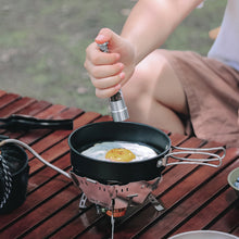 Load image into Gallery viewer, Stainless Steel Pepper Grinder Manual Pepper Mill Push Down Spice Grinder Clear View Camping Picnic BBQ Outdoor Kitchen Essential Tabletop Dining Accessory