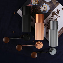 Load image into Gallery viewer, Hand Coffee Grinder Stainless Steel Burr Manual Coffee Bean Mill Home Travel Office Use For Coffee Enthusiasts Home Baristas