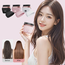 Load image into Gallery viewer, Mini Portable Wireless Straight Hair Comb Rechargeable Temperature Adjustable Dual-purpose Hair Straightener Curling Iron Hair Styling Tool
