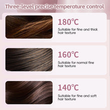Load image into Gallery viewer, Mini Portable Wireless Straight Hair Comb Rechargeable Temperature Adjustable Dual-purpose Hair Straightener Curling Iron Hair Styling Tool