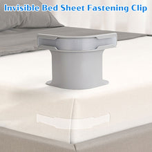 Load image into Gallery viewer, 4Pcs Heavy Duty Bed Sheet Holder Clips Bedspread Corner Tightener Non-Slip Sheet Locks Grippers Secure Fitted Sheet Straps Fit All Mattress Durable Reliable Protectors