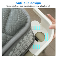 Load image into Gallery viewer, 4Pcs Heavy Duty Bed Sheet Holder Clips Bedspread Corner Tightener Non-Slip Sheet Locks Grippers Secure Fitted Sheet Straps Fit All Mattress Durable Reliable Protectors