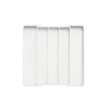 Load image into Gallery viewer, Upgraded Adjustable Cutlery Organizer Expandable Plastic Storage Tray With Divided Slots Silverware Holder For Forks Knives Kitchen Utensil Drawer Organizer