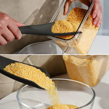 Load image into Gallery viewer, Multi Function Silicone Cooking Spatula Spoon Wooden Handle Non BPA Kitchen Tool For Frying Mixing Serving Nonstick Cookware