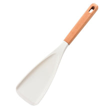 Load image into Gallery viewer, Multi Function Silicone Cooking Spatula Spoon Wooden Handle Non BPA Kitchen Tool For Frying Mixing Serving Nonstick Cookware
