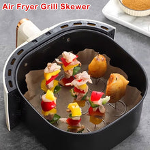 Load image into Gallery viewer, 10pcs Food Grade 304 Stainless Steel Vertical Grill Skewer Universal Accessories For Air Fryer Oven Baking Needle