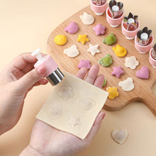 Load image into Gallery viewer, 5pcs Stainless Steel Vegetable Fruit Shapes Cutter Set Pressed Printing Die Butterfly Noodle Flower Cookie Stamp For Kids Lunch Bento Box Baking Accessories