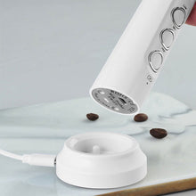Load image into Gallery viewer, 3 In 1 Portable Wireless USB Rechargeable Electric Milk Frother 3 Speeds Handheld Foam Maker Coffee Frothing Wand Drink Mixer For Latte Cappuccino