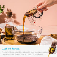 Load image into Gallery viewer, 4 In 1 Multifunctional Food Grade Adjustable Measuring Cup With Scraper Base Precision V Shaped Spout For Cooking Baking