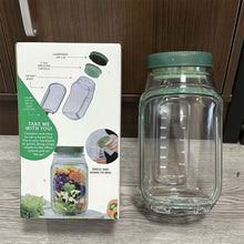 Load image into Gallery viewer, Portable Plastic Salad Pod Leakproof All In One Salad Container Side Opening Cover Fresh Fruit Storage Box For Meal Prep Picnic Home Office