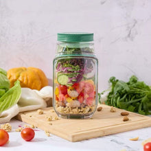Load image into Gallery viewer, Portable Plastic Salad Pod Leakproof All In One Salad Container Side Opening Cover Fresh Fruit Storage Box For Meal Prep Picnic Home Office