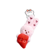 Load image into Gallery viewer, New Scented Couple Bear Rabbit Plush Keychain Cute Heart Doll Pendant Sweet Lover Bag Hanging Decoration Gift
