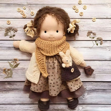 Load image into Gallery viewer, Waldorf Handmade Mini Dress Up Doll Cute Soft Stuffed Plush Toy Kids Birthday Christmas Gift Home Decoration Sleeping Cuddle Buddy