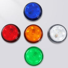 Load image into Gallery viewer, 12V-24V High-Brightness Truck LED Rotating Strobe Side Light Roof Rotating Beacon High-Intensity Flashing Warning Light Waterproof Vehicle Safety Light