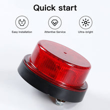 Load image into Gallery viewer, 12V-24V High-Brightness Truck LED Rotating Strobe Side Light Roof Rotating Beacon High-Intensity Flashing Warning Light Waterproof Vehicle Safety Light