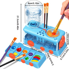 Load image into Gallery viewer, Lazy Painter's Brush Washer Automatic Water Change Paint Brush Cleaner Children's Art Painting Supplies