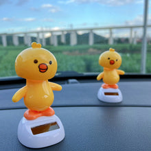 Load image into Gallery viewer, Solar Powered Duck Car Ornament Shaking Head Toy Car Dashboard Ornament Auto Home Decoration Solar Swing for Kids Gifts