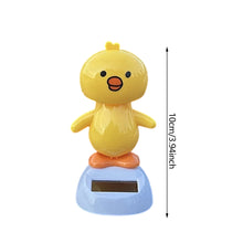 Load image into Gallery viewer, Solar Powered Duck Car Ornament Shaking Head Toy Car Dashboard Ornament Auto Home Decoration Solar Swing for Kids Gifts