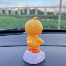 Load image into Gallery viewer, Solar Powered Duck Car Ornament Shaking Head Toy Car Dashboard Ornament Auto Home Decoration Solar Swing for Kids Gifts