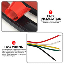 Load image into Gallery viewer, Car LED Tailgate light Strip Turn Signal Lamp Flowing Dynamic Warning Brake Reverse Tail light Bar 12-24V Truck Lamp