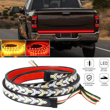 Load image into Gallery viewer, Car LED Tailgate light Strip Turn Signal Lamp Flowing Dynamic Warning Brake Reverse Tail light Bar 12-24V Truck Lamp