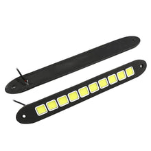 Load image into Gallery viewer, 2Pcs Car LED Daytime Running Light DRL COB White Waterproof Flexible Silicone Highlight Auto COB Lamp Car Exterior Accessories