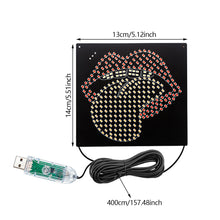 Load image into Gallery viewer, Car LED Decorative Light Rear Window Warning Light Devil Eye Atmosphere Light Auto Decoration Accessories