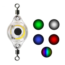 Load image into Gallery viewer, Mini Fishing Lure Light LED Deep Drop Underwater Eye Shape Fishing Squid Fishing Bait Luminous Lure for Attracting Fish