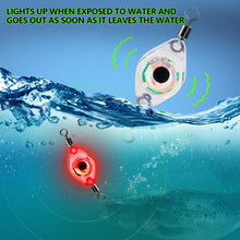 Load image into Gallery viewer, Mini Fishing Lure Light LED Deep Drop Underwater Eye Shape Fishing Squid Fishing Bait Luminous Lure for Attracting Fish