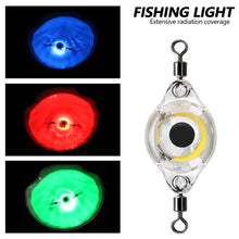 Load image into Gallery viewer, Mini Fishing Lure Light LED Deep Drop Underwater Eye Shape Fishing Squid Fishing Bait Luminous Lure for Attracting Fish