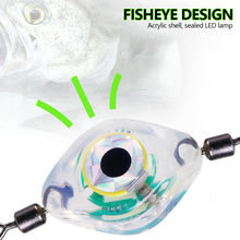 Load image into Gallery viewer, Mini Fishing Lure Light LED Deep Drop Underwater Eye Shape Fishing Squid Fishing Bait Luminous Lure for Attracting Fish