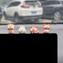 Load image into Gallery viewer, Car Interior Accessories Cute Cartoon Friendly Animals Ornament Auto Interior Dashboard for Girls Gifts Drop