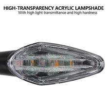 Load image into Gallery viewer, Motorcycle LED Turn Signal Light Amber Flasher Indicator Waterproof Warning Blinker Rear Tail Lights for Motorbike Scooter
