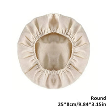 Load image into Gallery viewer, 1Pc Round Oval Bread Basket Liner Cloth Reusable Sourdough Proofing Dough Fermentation Cover DIY Baking Tools