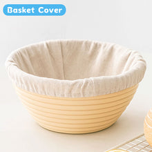 Load image into Gallery viewer, 1Pc Round Oval Bread Basket Liner Cloth Reusable Sourdough Proofing Dough Fermentation Cover DIY Baking Tools