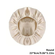 Load image into Gallery viewer, 1Pc Round Oval Bread Basket Liner Cloth Reusable Sourdough Proofing Dough Fermentation Cover DIY Baking Tools