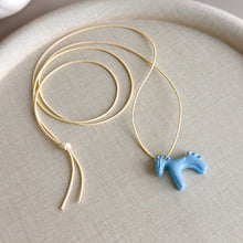 Load image into Gallery viewer, Lucky Running Horse Pendant Necklace Gold Plated Colorful Enamel Drop Glazed Pony Chain For Women Men Party Wedding Casual Hoodie Jewelry Gift